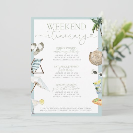 ロスカボスメキシコバチェロレッテ週末旅行 招待状 (スタンド正面)