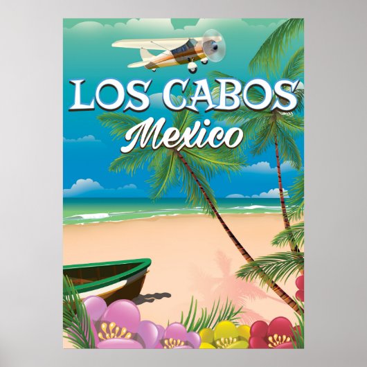 ロスカボスメキシコビーチポスター ポスター (正面)