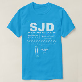 ロスカボス国際的スエアポートSJD Tシャツ