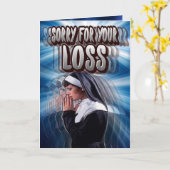 ロスカードを失い申し訳ございません カード (黄色い花)