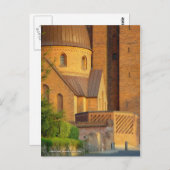 ロスキレのドーム、デンマークの郵便はがき ポストカード (正面/裏面)