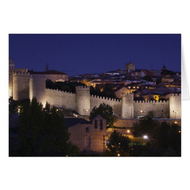 ロスクアルトポステス、夕暮れの町の壁 (正面横)