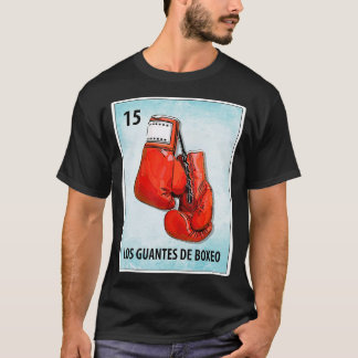 ロスグアンテスデボクセオメキシコボクシング手袋カード Tシャツ