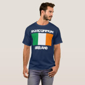 ロスコモン，アイルランド国旗 Tシャツ (正面フル)