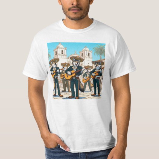 ロスコヨーテスマリアチ Tシャツ (正面)