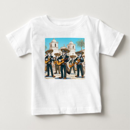 ロスコヨーテスマリアッチ ベビーTシャツ (正面)