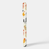 ロスターとチキンシンプルイラストレーションプリント Case-Mate iPhoneケース (裏面 / 左)