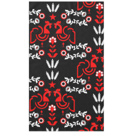 ロスターコッケレルスカンジナビアフォークアート テーブルクロス