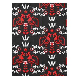 ロスターコッケレルスカンジナビアフォークアート テーブルクロス