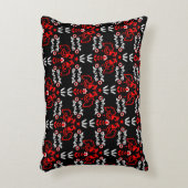 ロスターコッケレルノルディックスカンジナビアフォークアート アクセントクッション (正面(垂直))