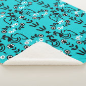 ロスターコッケレルノルディックスカンジナビアフォークアート シェルパブランケット (3/4)