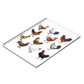 ロスターズコラージュカラーチキン ノートブック (左側)