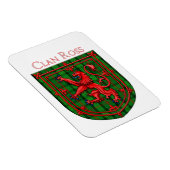 ロスタータンチェックスコティッシュプライドライオンラパント マグネット (右側)