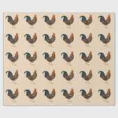 ロスター ラッピングペーパー (フラット)