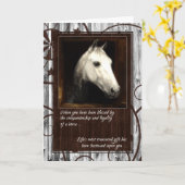 ロストオブアホースバーンウッドペット悔やみや弔慰 カード (黄色い花)