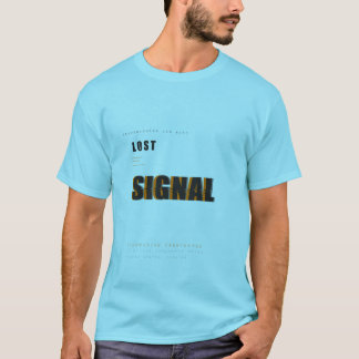 ロストシグナル テックタイポグラフィデザイン Tシャツ