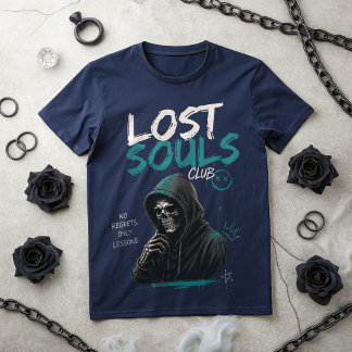 ロストソウルズクラブ ドクロTシャツ | ダークゴシック Tシャツ