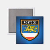 ロストック国旗 マグネット (正面/裏面)
