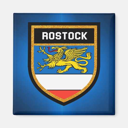 ロストック国旗 マグネット (正面)