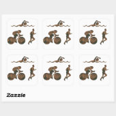 ロストトライアスロンのステッカー スクエアシール (シート)