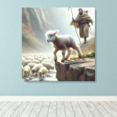 ロストラムオンマウンテンクリフ キャンバスプリント (インサイチュ (ウッドフロア))