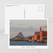 ロスト・ロフォテン諸島 ポストカード (正面/裏面)