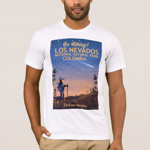 ロスネバドス国立自然公園旅行ポスター Tシャツ