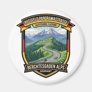 ロスフェルト パノラマ通り ドイツ 山道 マグネット