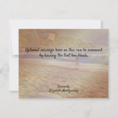 ロスミュエルトスビーチサンキューユユー786 サンキューカード (裏面)