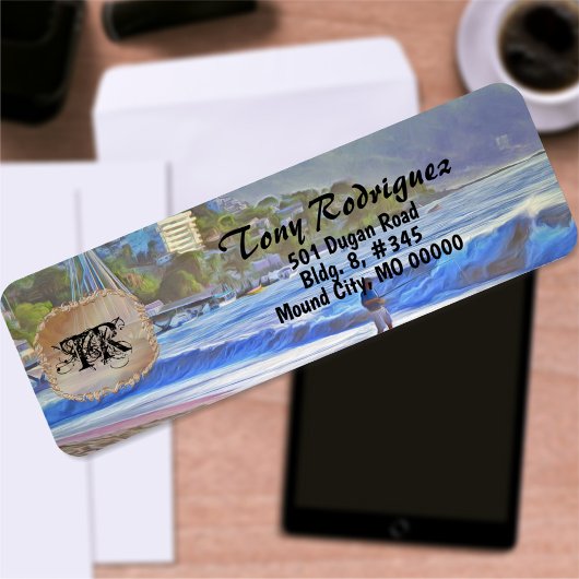 ロスミュエルトスビーチ786アドレス ラベル