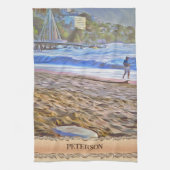 ロスミュエルトスビーチ786 キッチンタオル (縦)