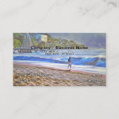 ロスミュエルトスビーチ786 QR 名刺 (正面)