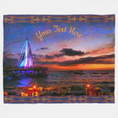 ロスムエルトスピア1182 フリースブランケット (正面(横))