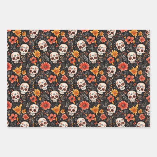 ロスムエルトス | フローラの日 ラッピングペーパーシート (正面)