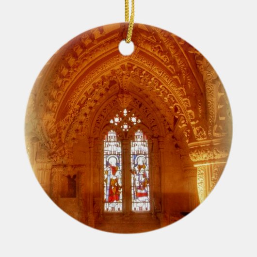 ロスリンチャペルインテリア セラミックオーナメント (正面)