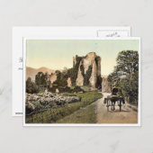 ロス城II.キラーニー。アイルランドのケリー州(Co. Kerry) ポストカード (正面/裏面)