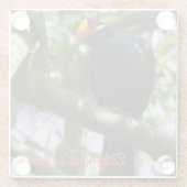 ロス夫人のトゥラコ ガラスコースター (裏面)