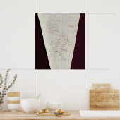 ロス島から南極までの地図の区間 ポスター (キッチン)