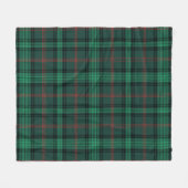 ロス狩りモダンプレイド フリースブランケット (正面(横))