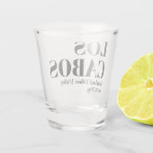 ロス・カボスでのオーダーメイド結婚式 歓迎 ショットグラス (裏面)