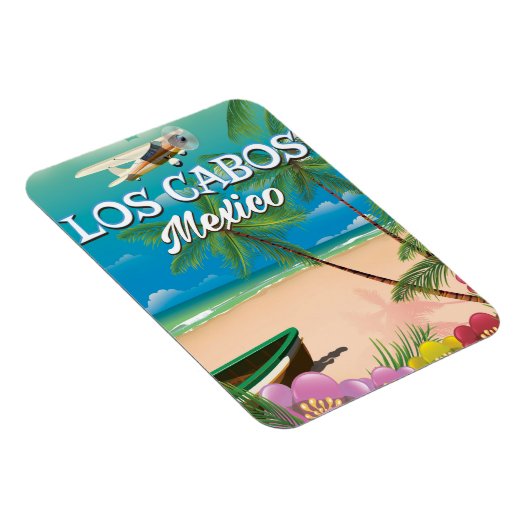 ロス・カボス メキシコ ビーチポスター マグネット (右側)