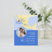 ロス・カボス メキシコ Save the Date フォト アナウンスメント 招待状 (スタンド正面)