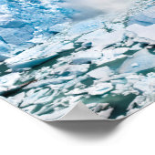 ロス・グラシアレス国立公園ペリト・モレノ氷河 ポスター (角)