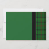 ロス ハンティング タルタン ケルト ウェディング 招待状 (裏面)