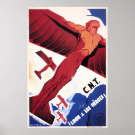 ロス・ヒーローをロアに！スペイン紛争戦争ポスター ポスター