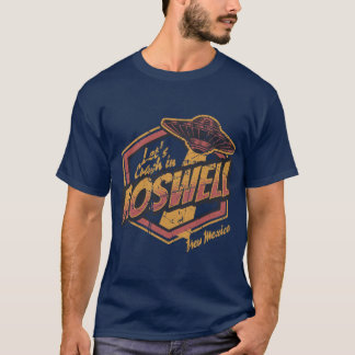 ロズウェルで友達とクラッシュしよう Tシャツ
