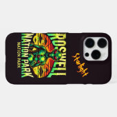 ロズウェルでUFOの伝承を探索! iPhoneケース (裏面横)