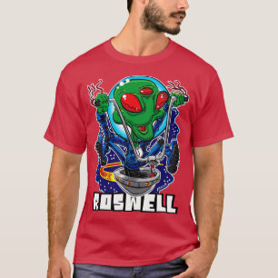 ロズウェルとハンドルバー Tシャツ