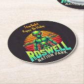 ロズウェルのコズミックアドベンチャーパークを体験! ラウンドペーパーコースター (アングル)