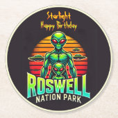 ロズウェルのコズミックアドベンチャーパークを体験! ラウンドペーパーコースター (正面)